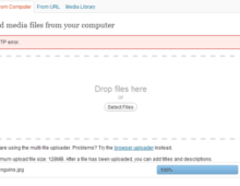 Solución al error "HTTP error" en Wordpress